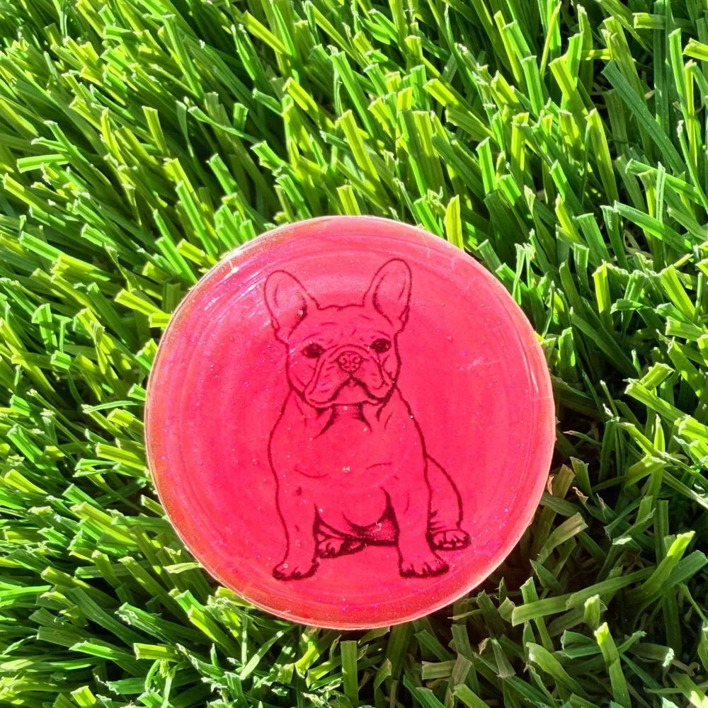 Pink French Bulldog Phone Grip
